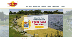 Desktop Screenshot of farmpondtreatmentstore.com