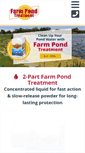 Mobile Screenshot of farmpondtreatmentstore.com